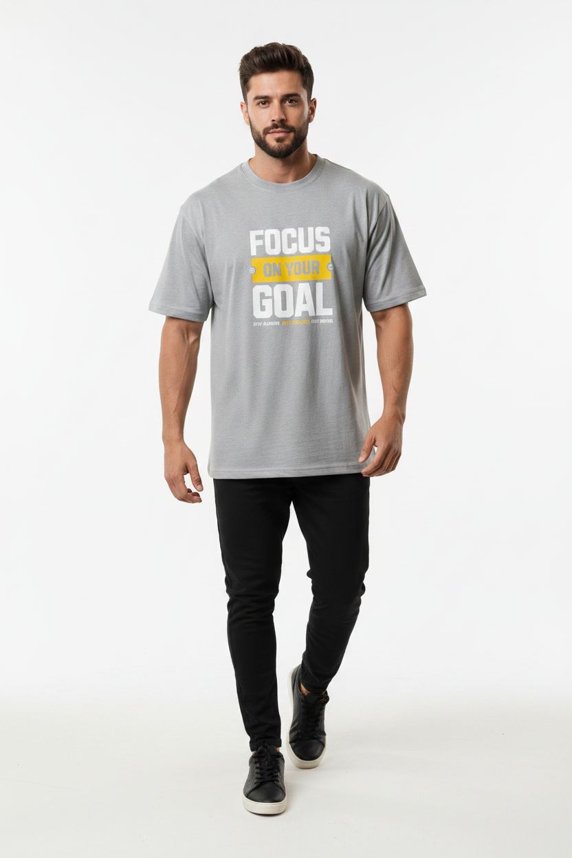 Focus On Your Goal Oversized T-Shirt
