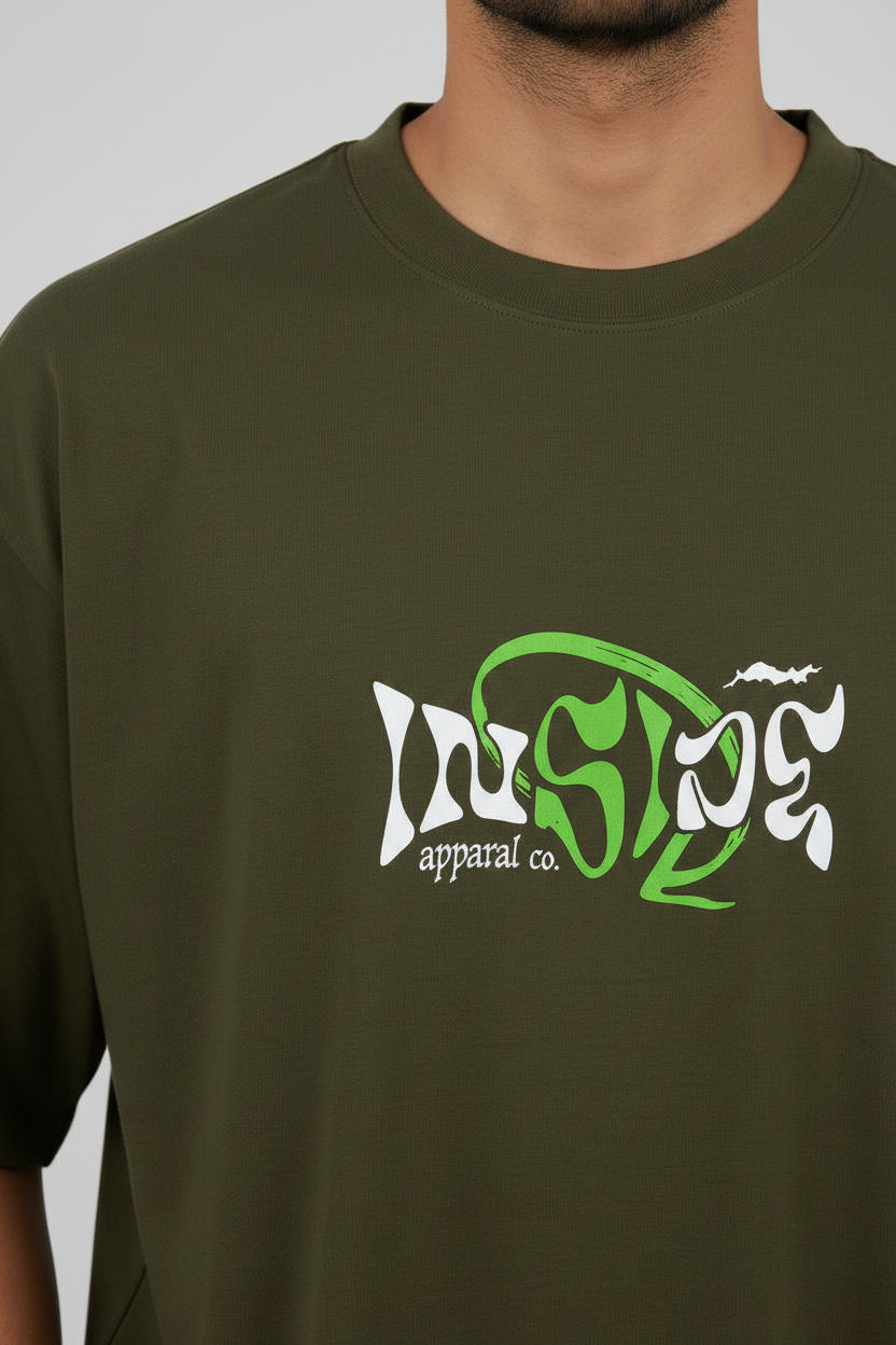 Inside Oversized Crewneck T-Shirt