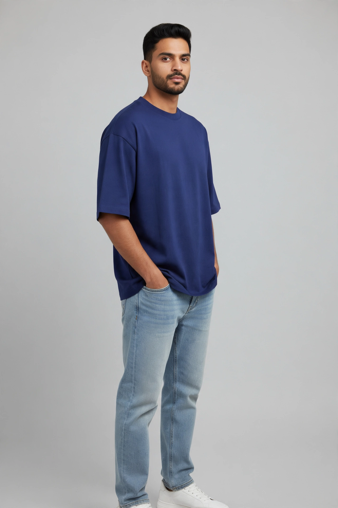 Multo color Oversize Plain tees