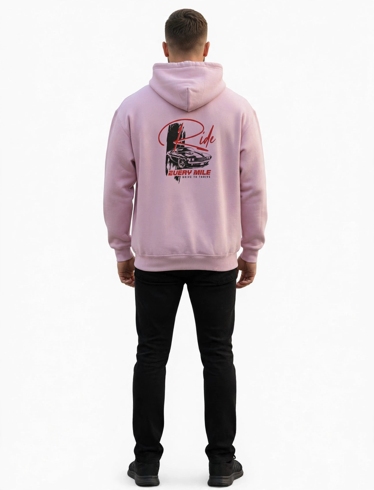 Ride Every Mile Hoodie – Premium 300 GSM Cotton Hoodie