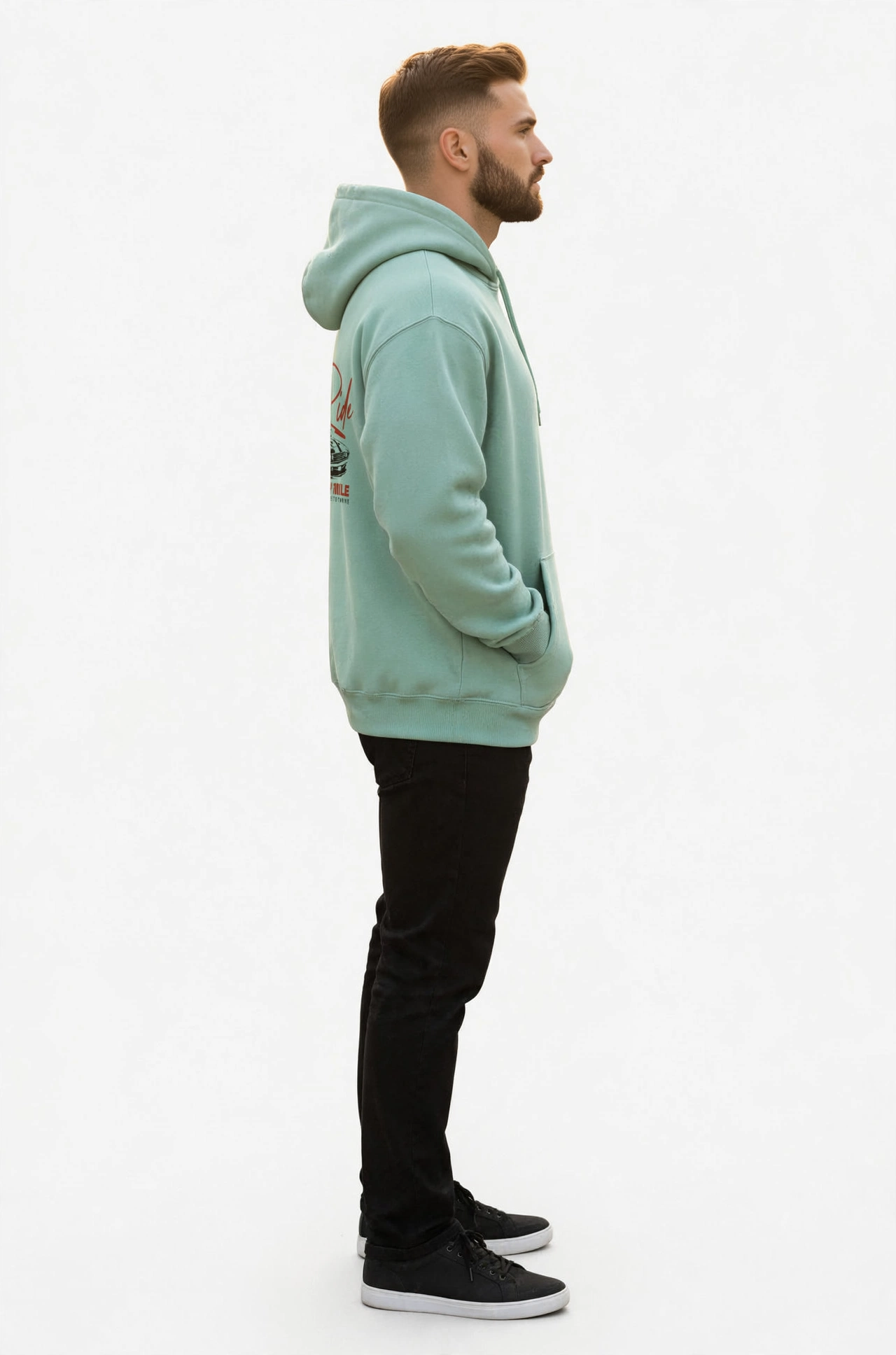 Ride Every Mile Hoodie – Premium 300 GSM Cotton Hoodie
