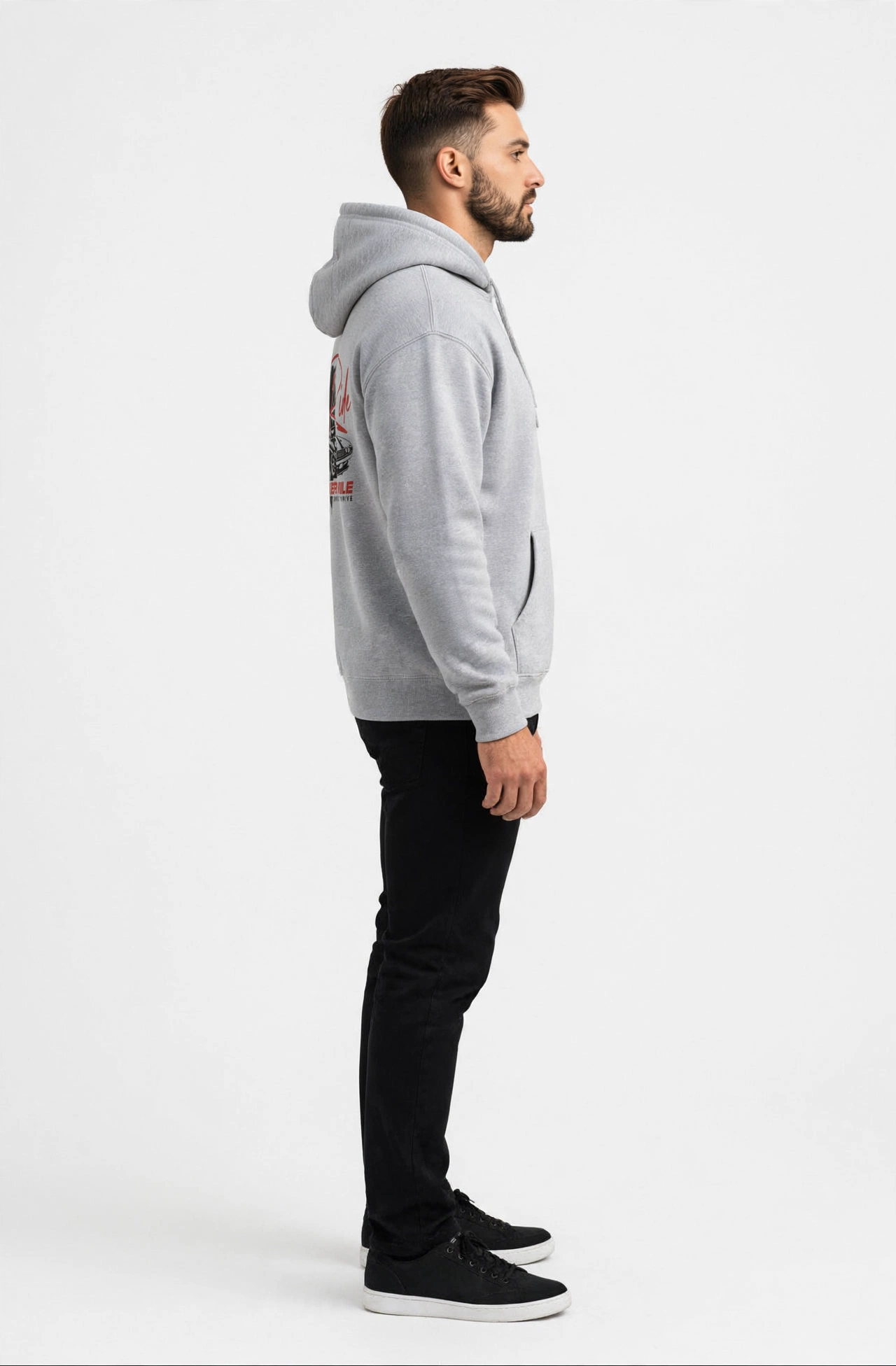 Ride Every Mile Hoodie – Premium 300 GSM Cotton Hoodie