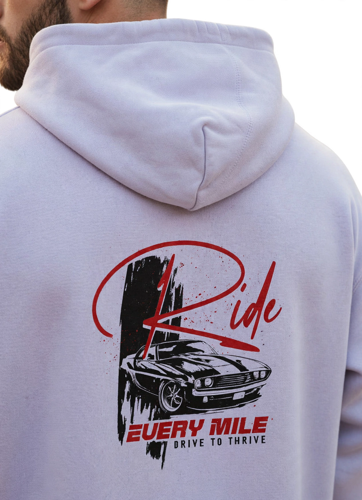 Ride Every Mile Hoodie – Premium 300 GSM Cotton Hoodie