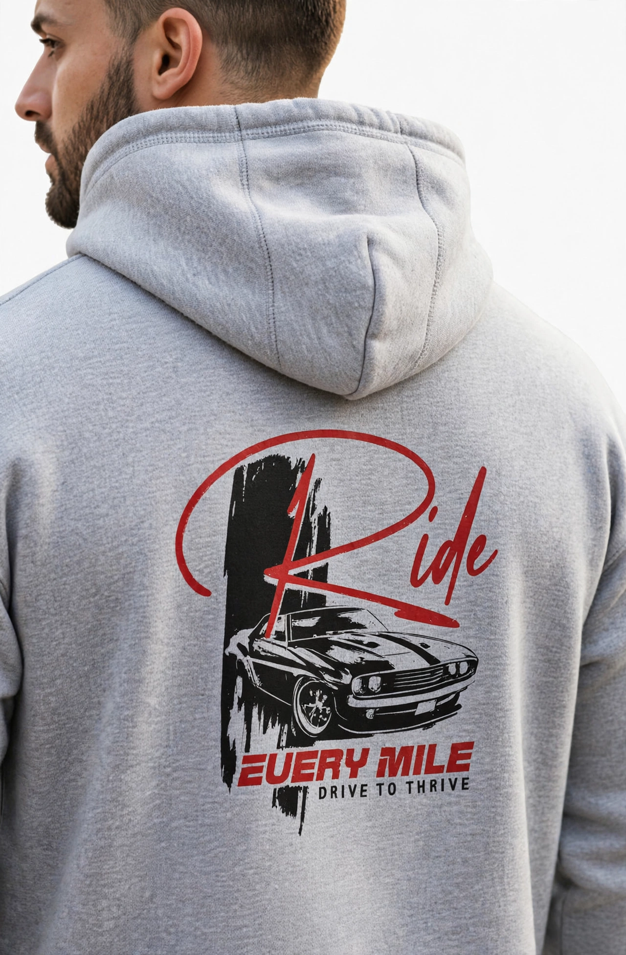 Ride Every Mile Hoodie – Premium 300 GSM Cotton Hoodie
