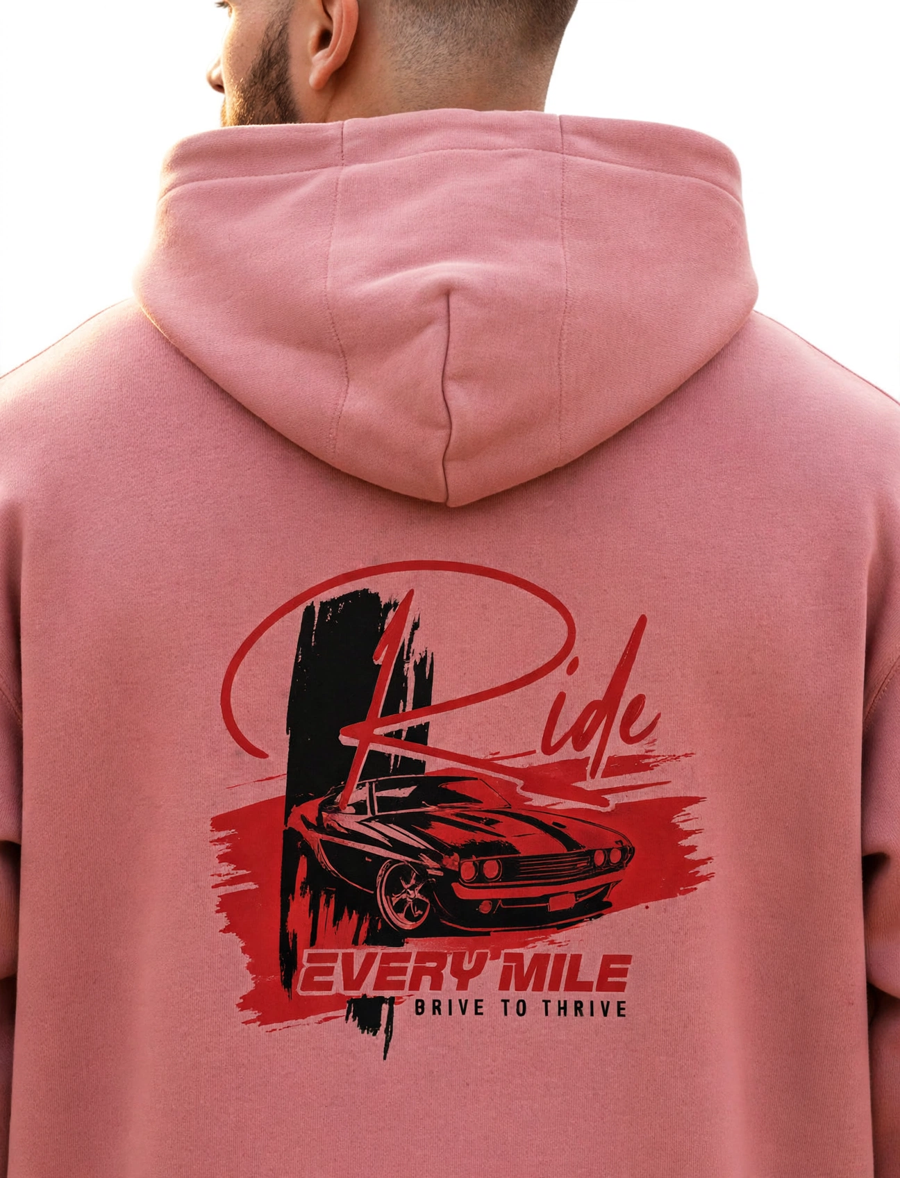 Ride Every Mile Hoodie – Premium 300 GSM Cotton Hoodie