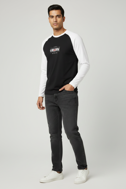 45 Front Left - Black/White