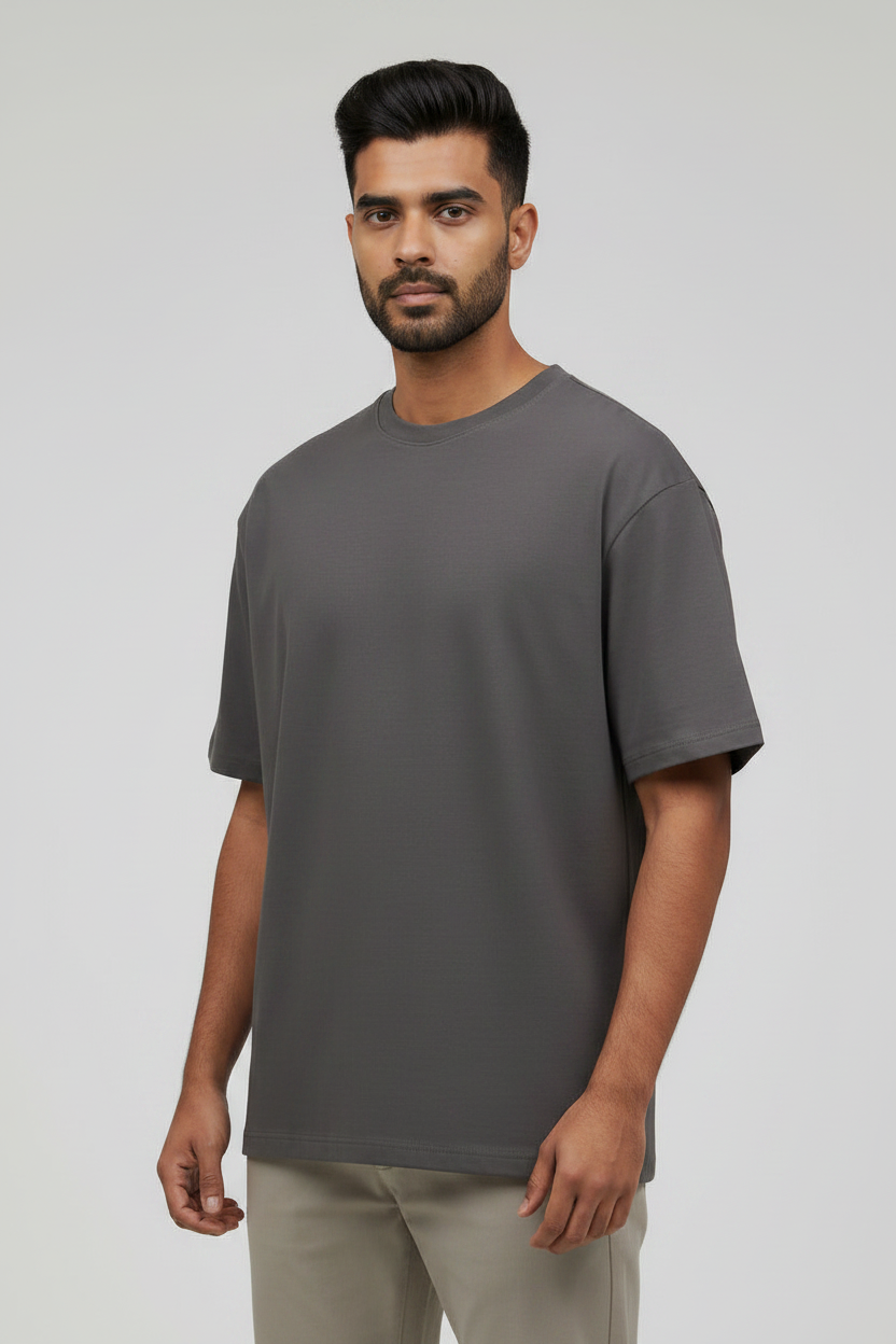 45° Front Left – Grey Melange