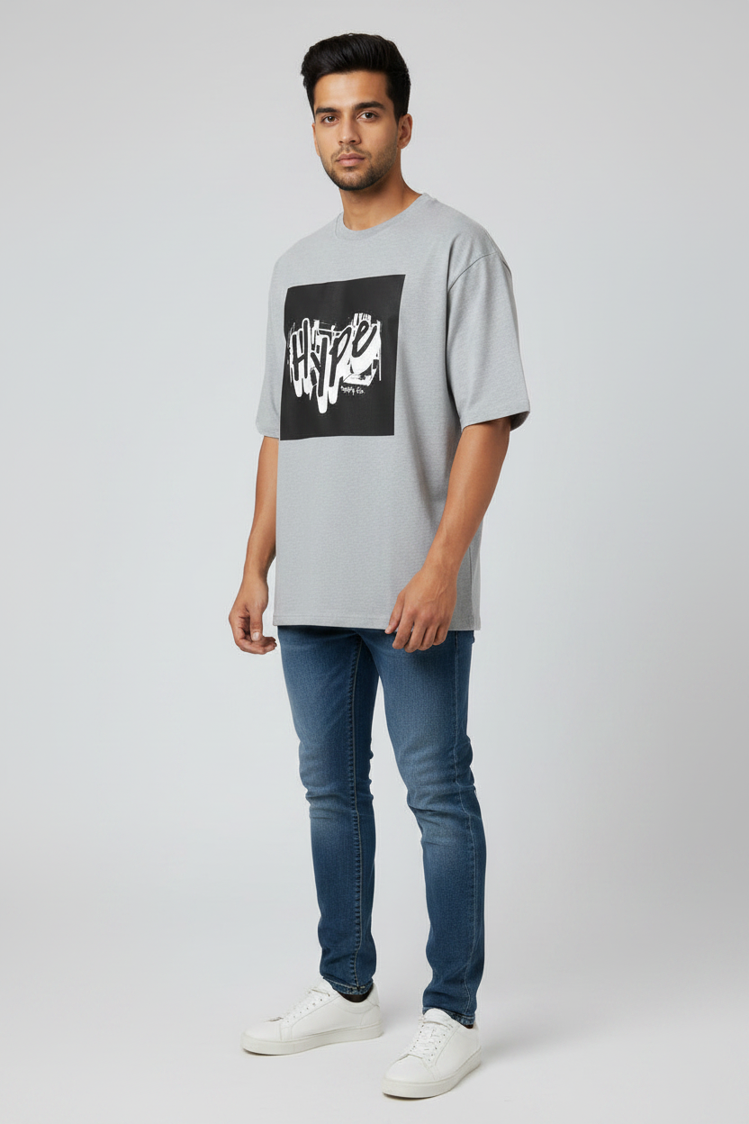 45° Front Left – Grey Melange