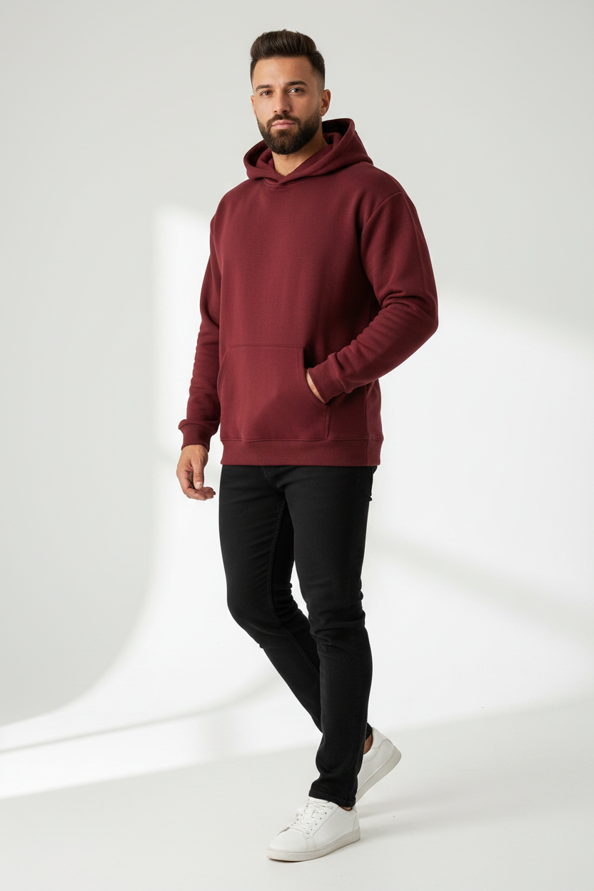 45° Front Left Maroon