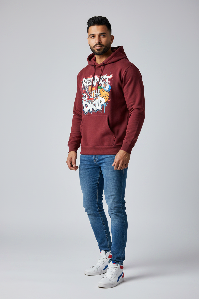 45 Front Left Maroon
