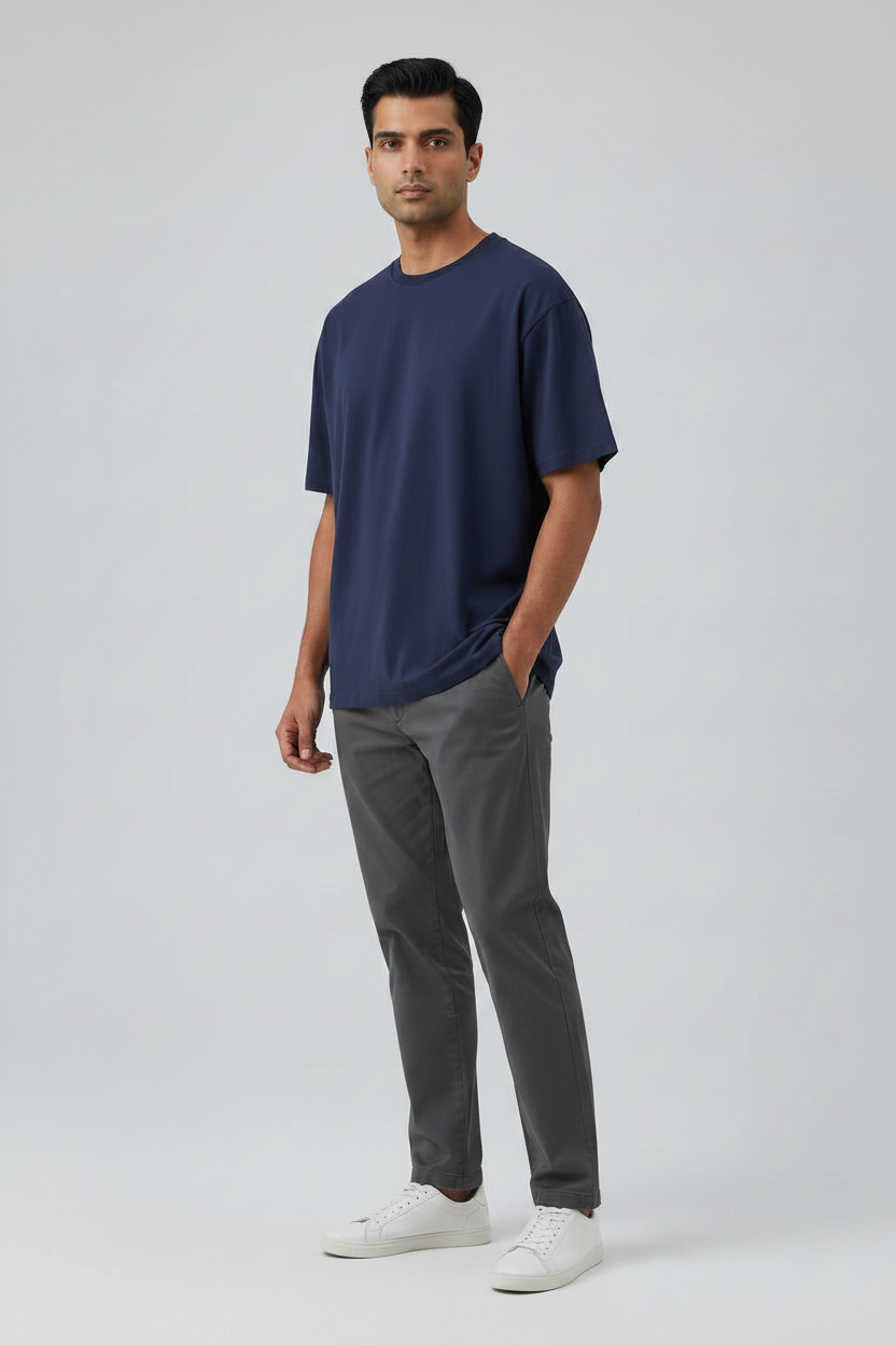 45° Front Left – Navy Blue
