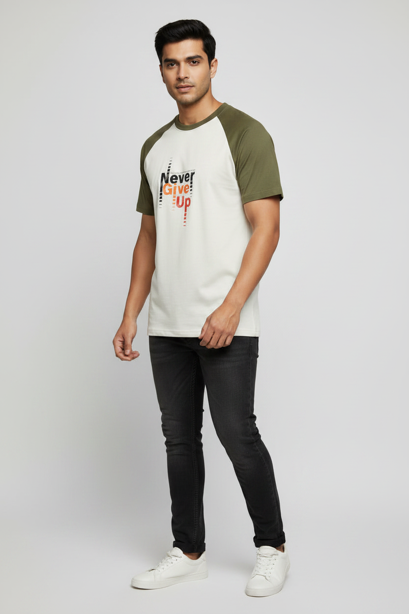 45 Front Left - Off-white/Olive