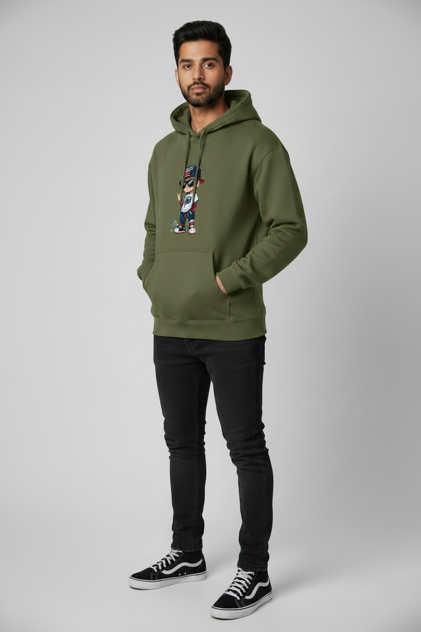 45 Front Left Olive Green