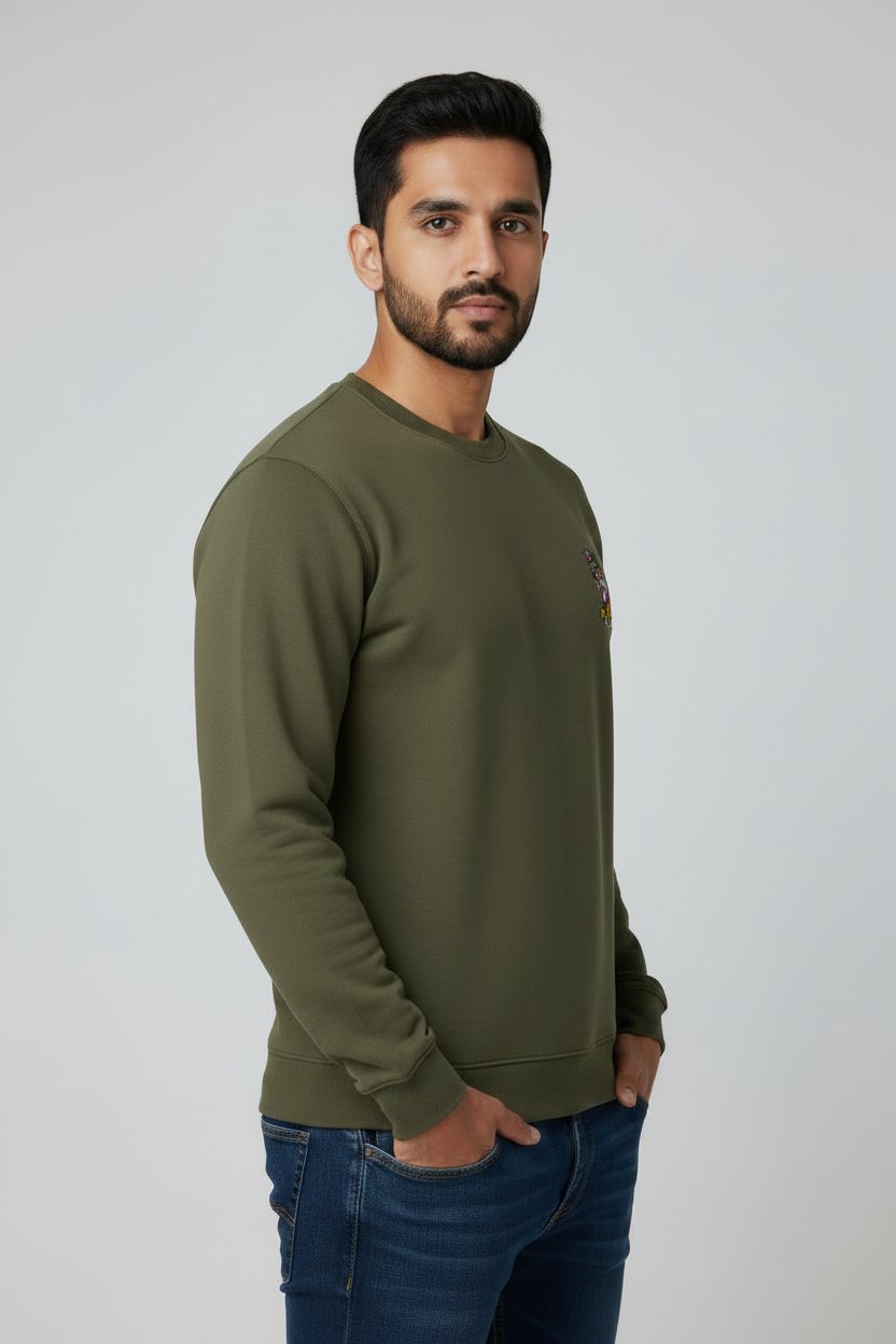 45 Front Left Olive
