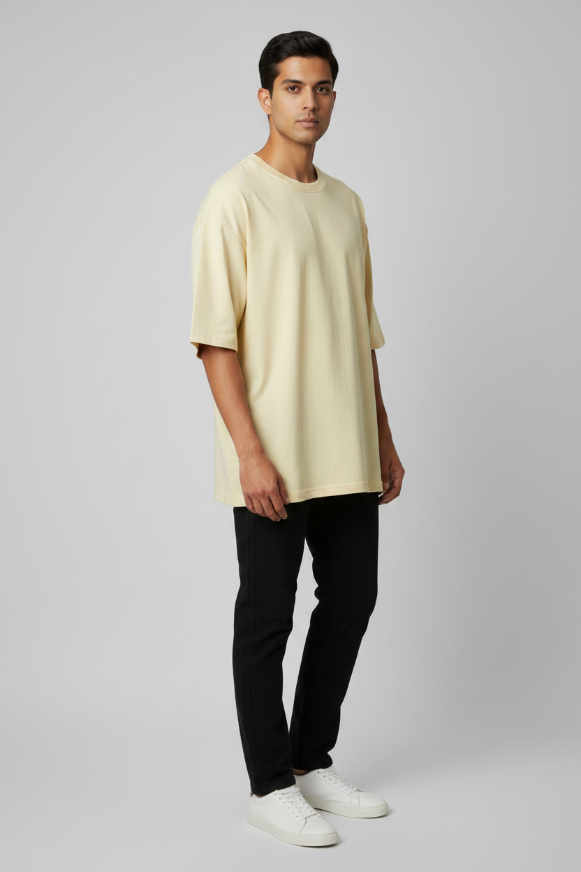 45° Front Right – Butter Yellow
