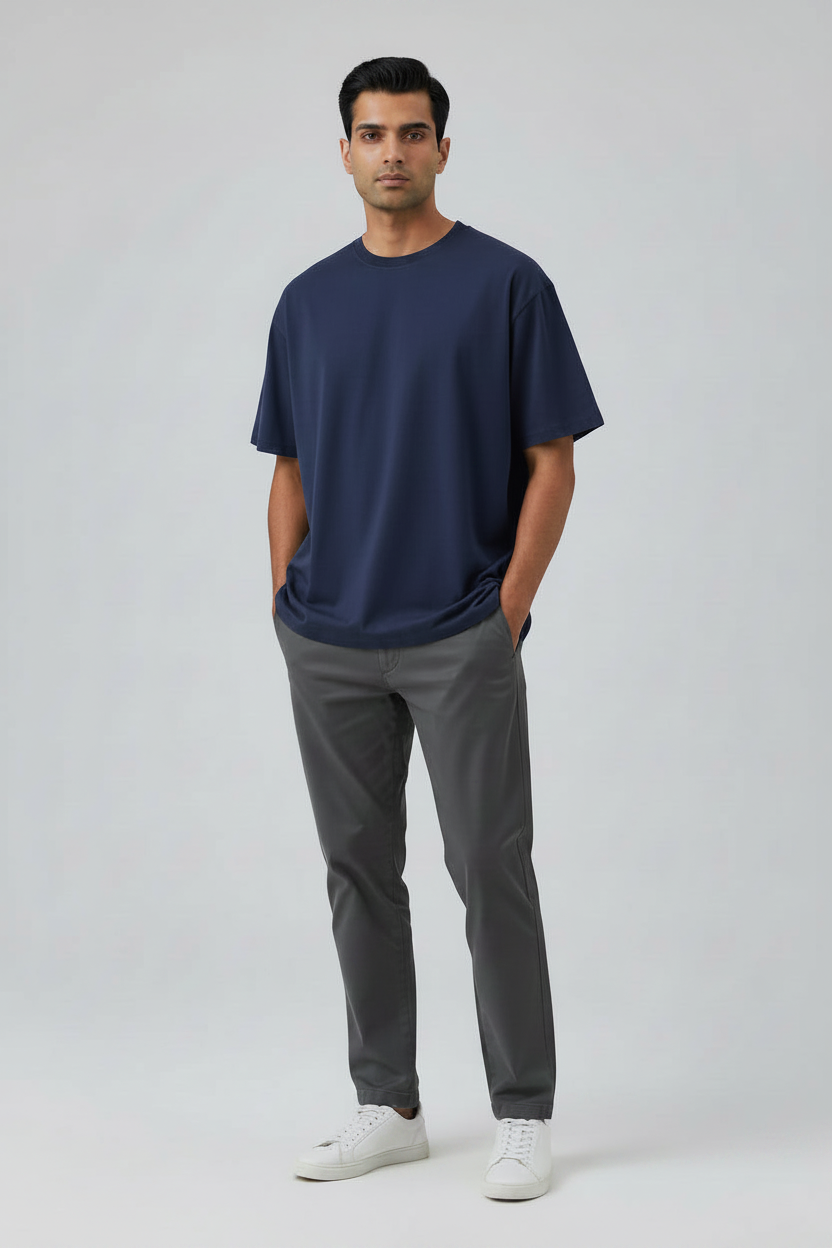 45° Front Right – Navy Blue