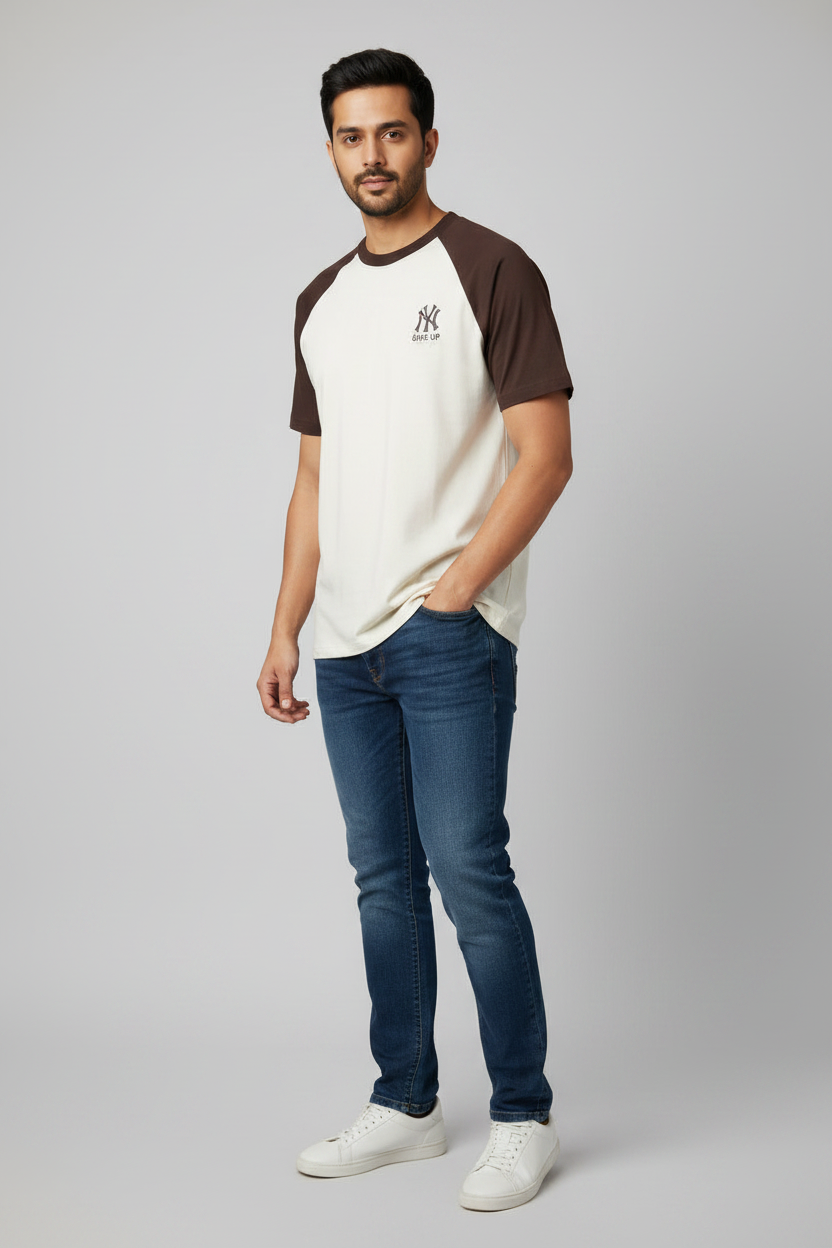45 Front Right - Off-white/Brown