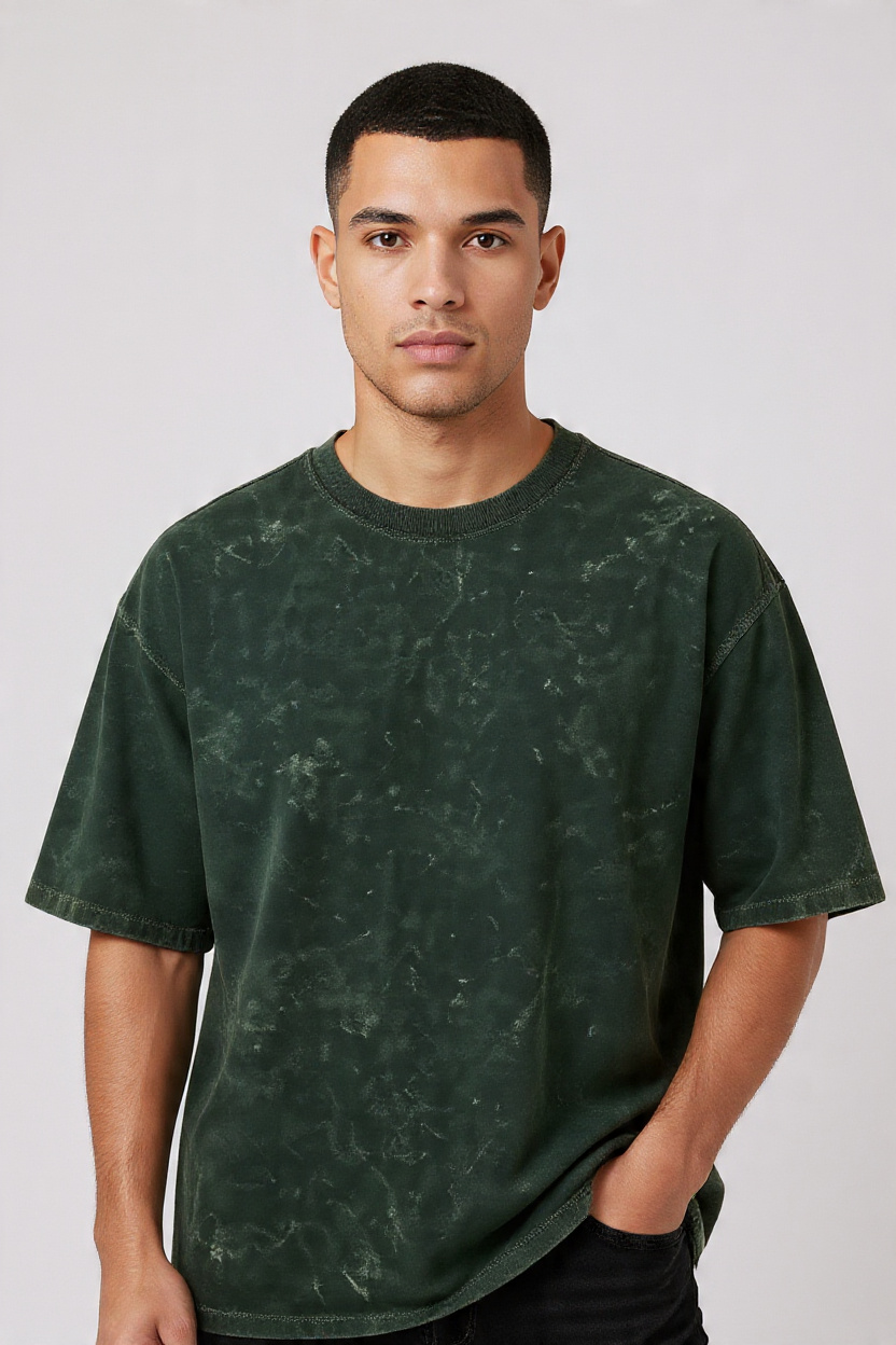 Acid Wash Oversized Tee