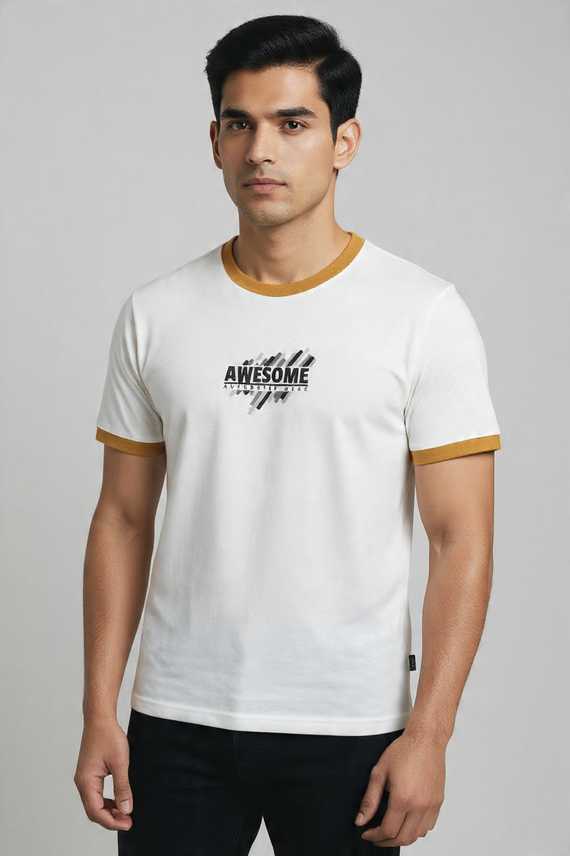 Printed Ringer T-Shirt