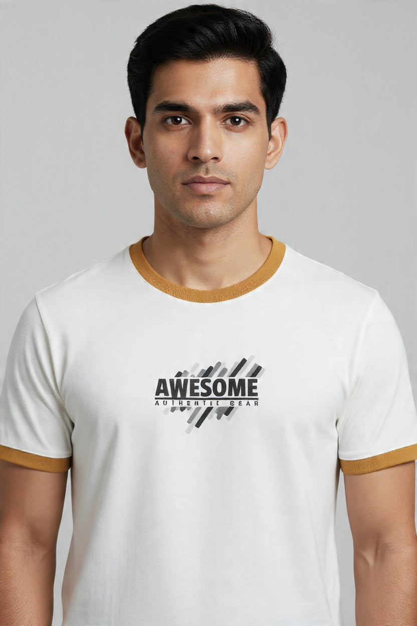 Printed Ringer T-Shirt
