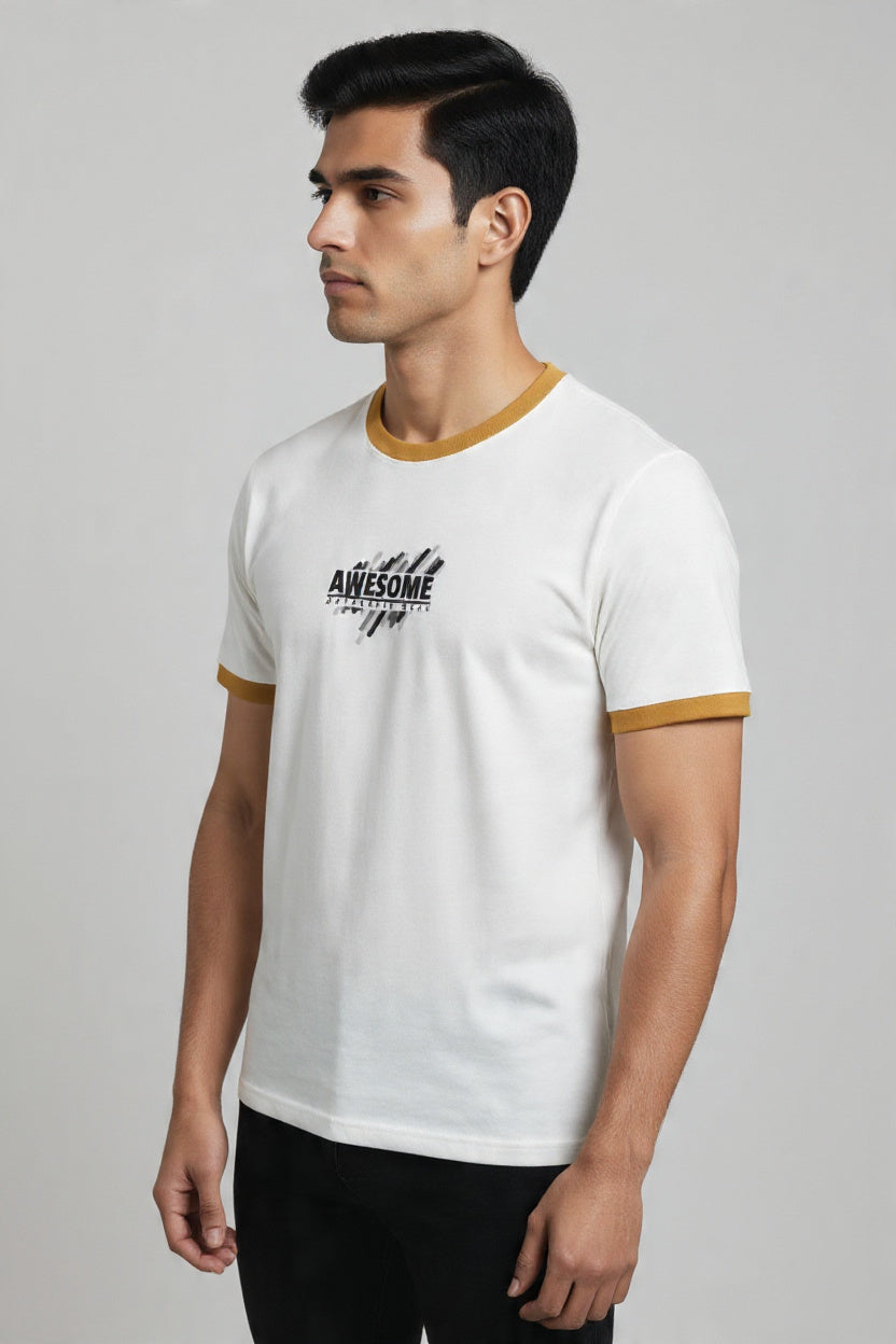Printed Ringer T-Shirt