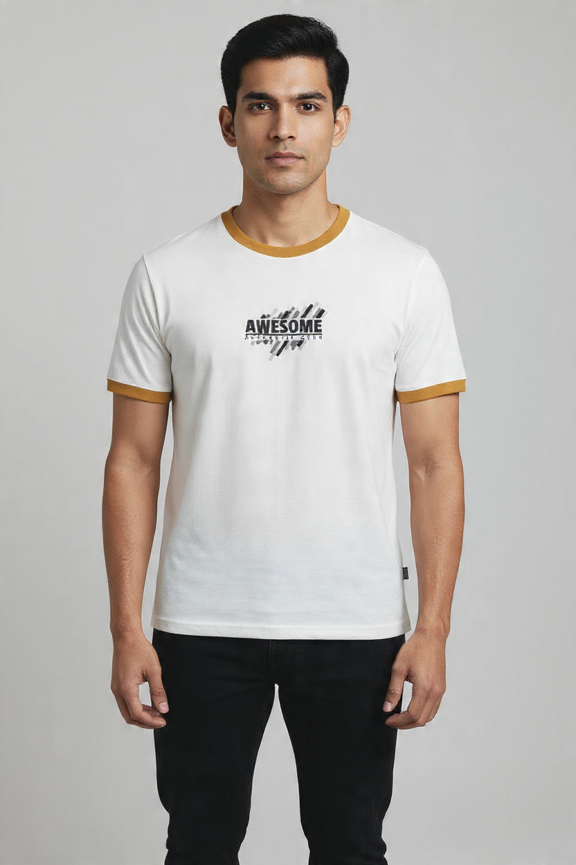 Printed Ringer T-Shirt