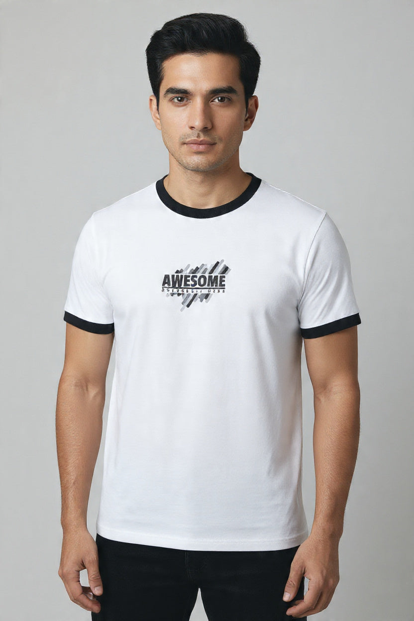 Printed Ringer T-Shirt