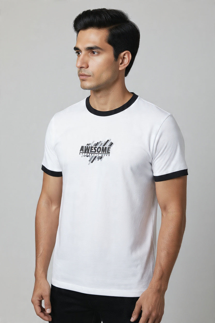 Printed Ringer T-Shirt