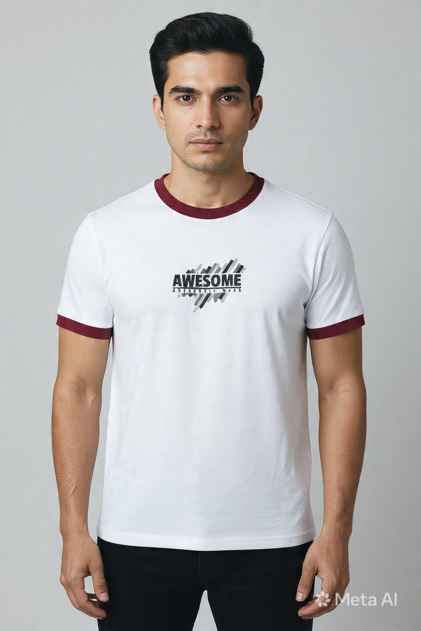 Printed Ringer T-Shirt