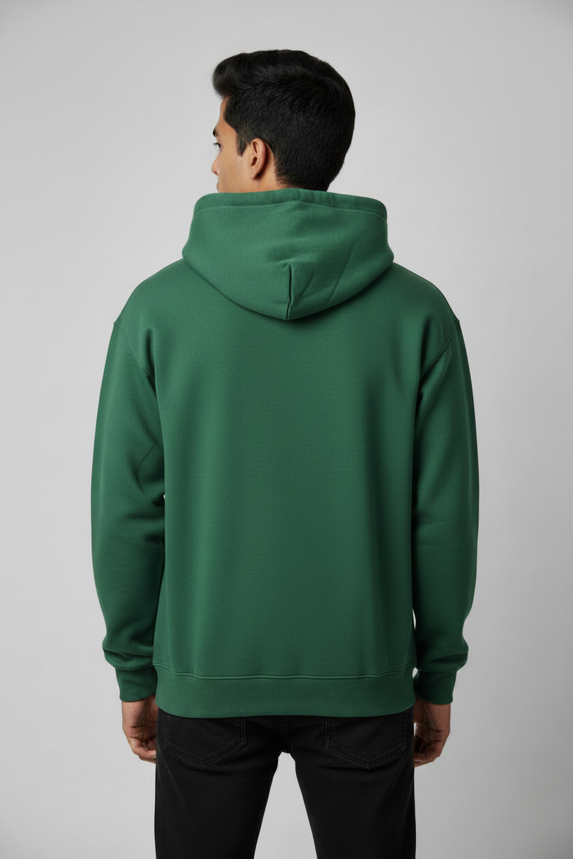 Back View Bottle Green