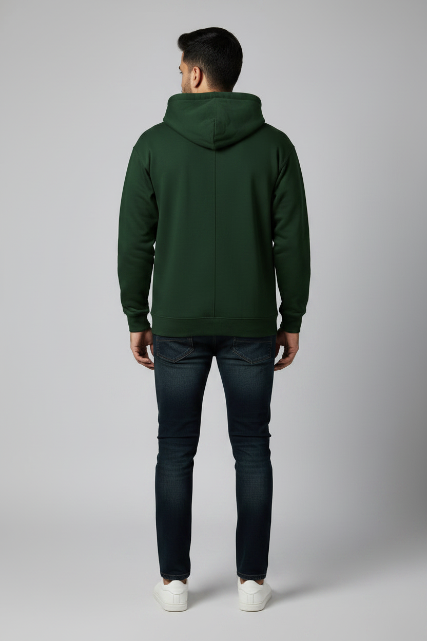 Back View - Bottle Green
