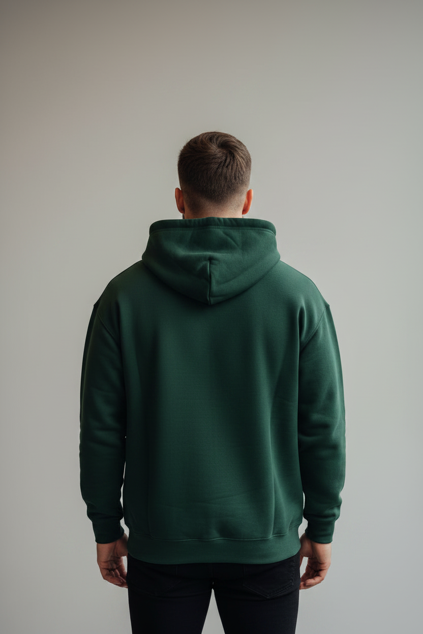 Back View Bottle Green