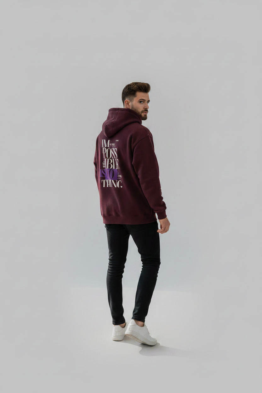 Back View Maroon