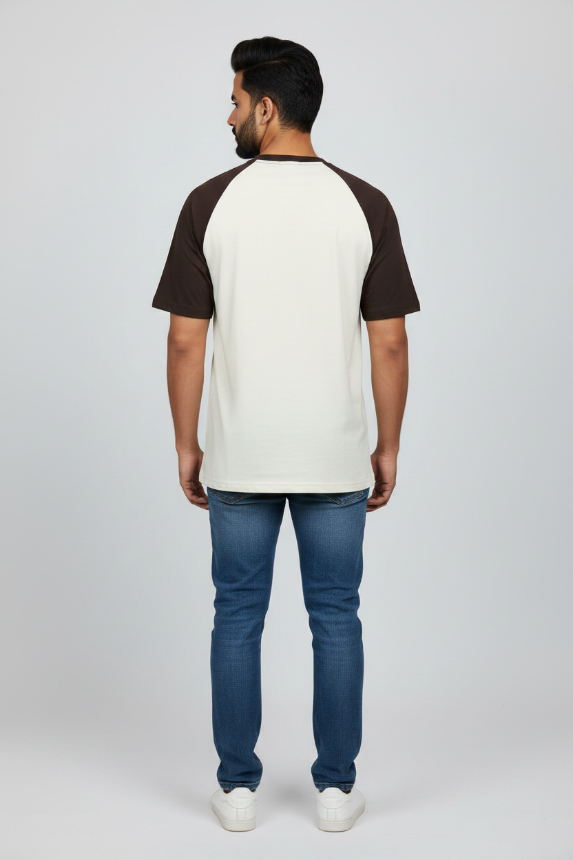 Back View - Off-white/Brown