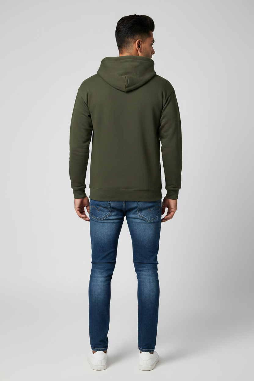 Back View - Olive Green