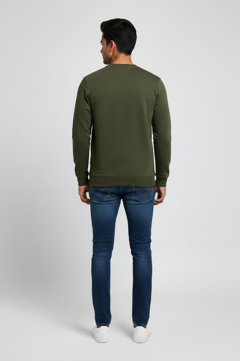 Back View Olive