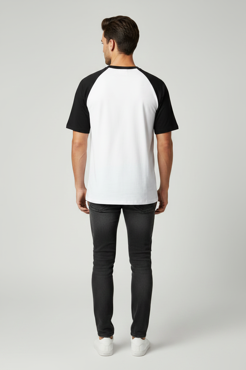 Back View - White/Black