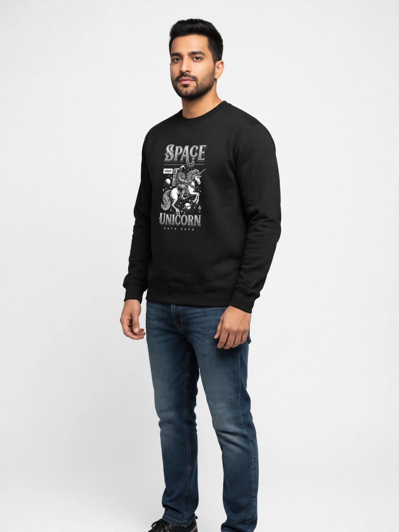 Space Unicorn Oversized Sweatshirt