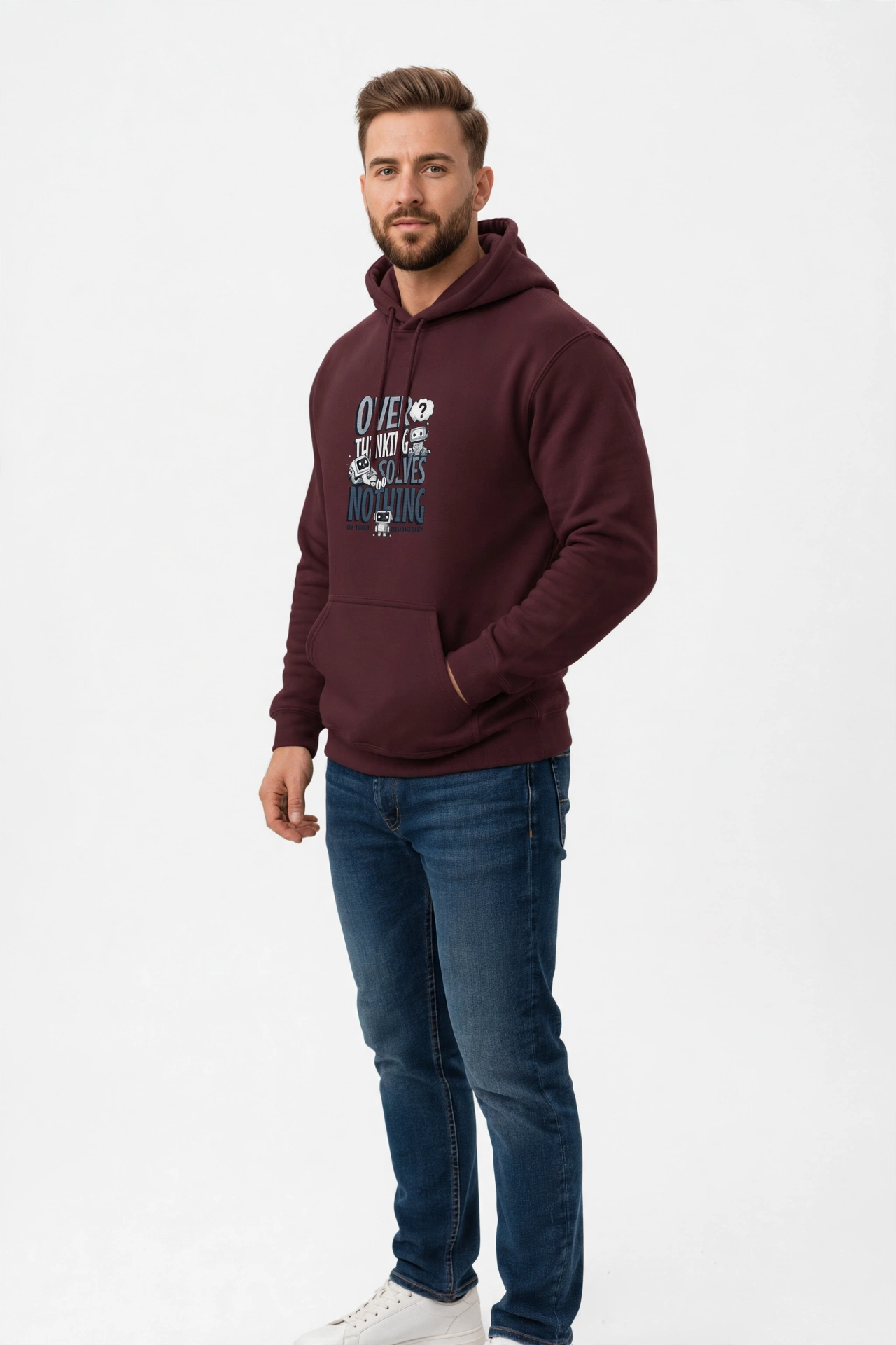 Over Thinking Solves Nothing Hoodies