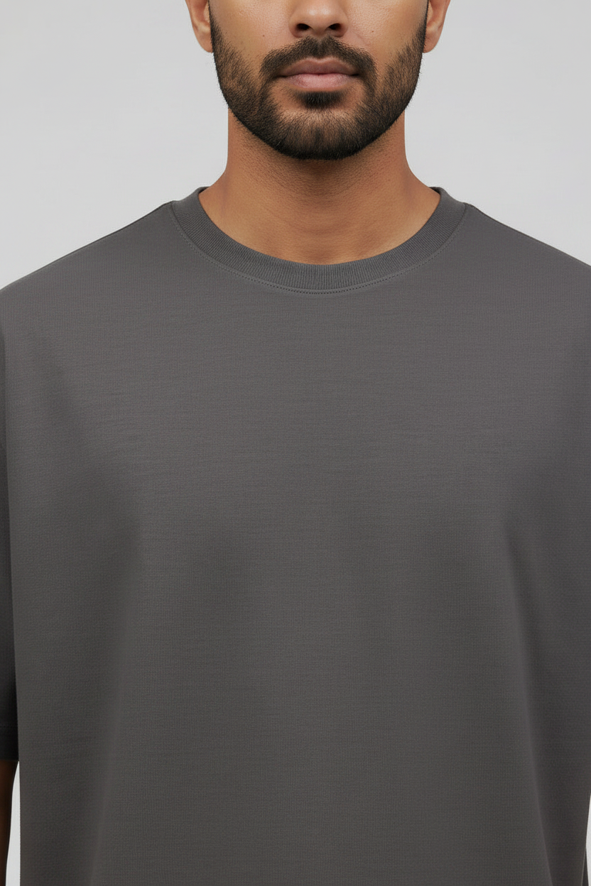 Close-up Detail – Grey Melange