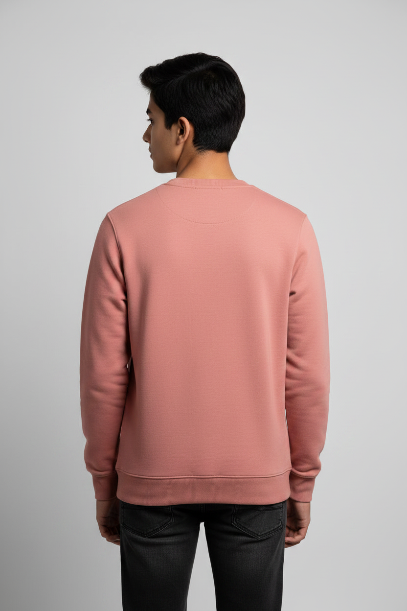 Down Town Sweatshirt Coral – Back View