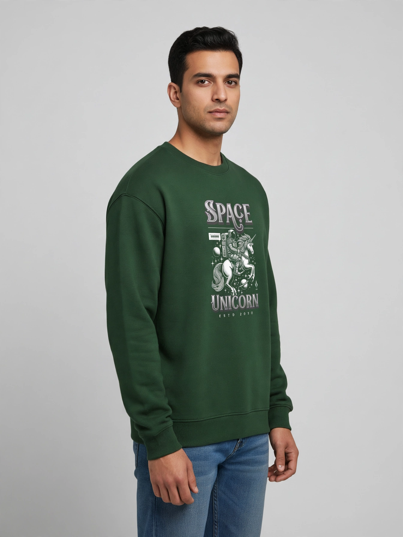 Space Unicorn Oversized Sweatshirt