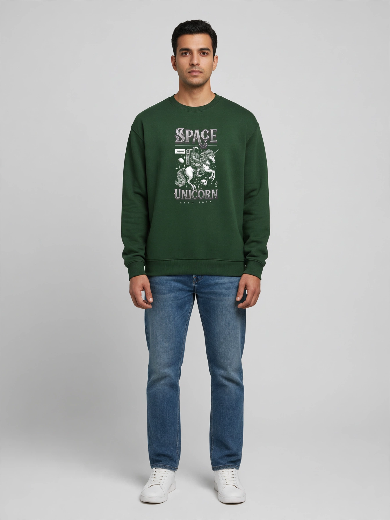 Space Unicorn Oversized Sweatshirt