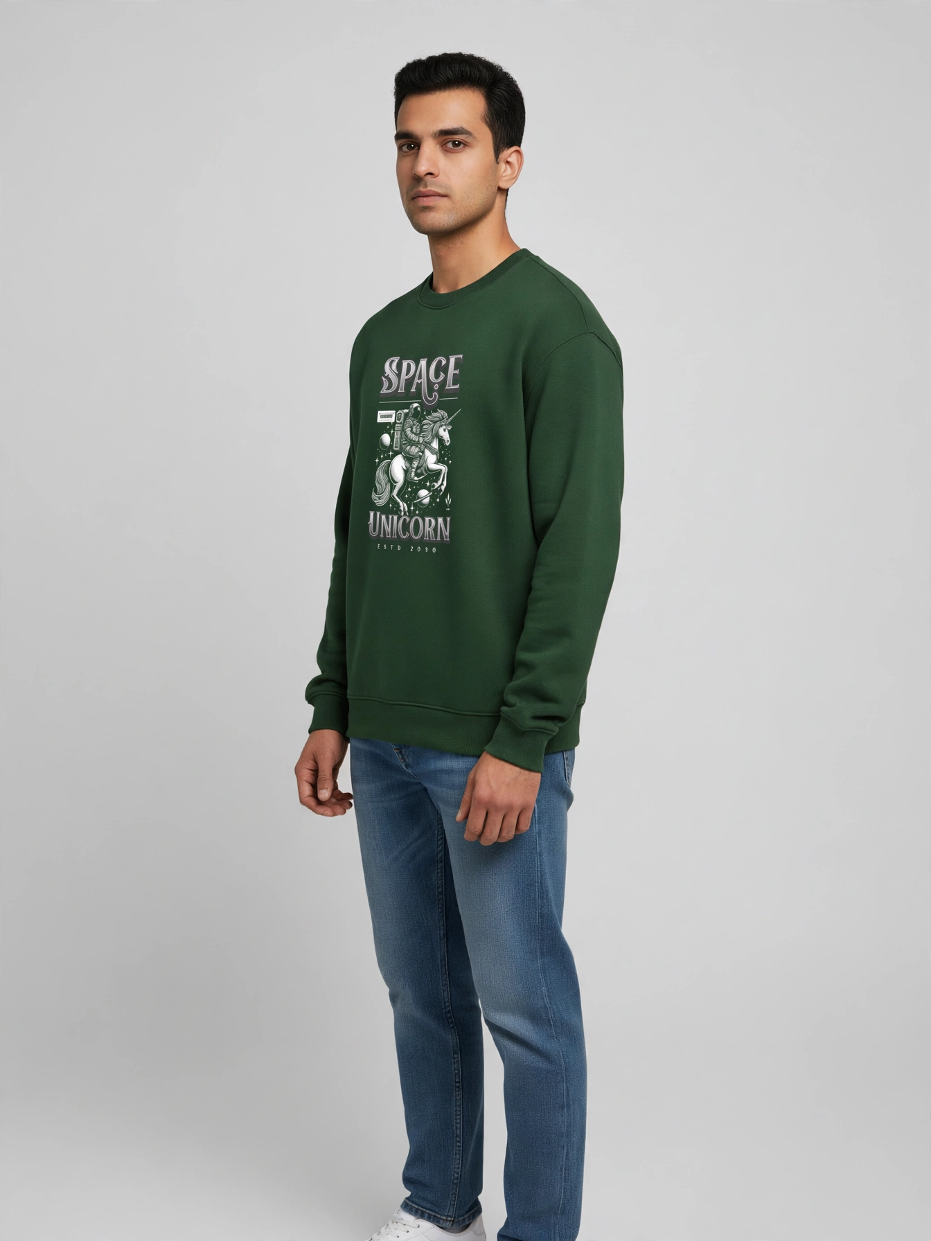 Space Unicorn Oversized Sweatshirt