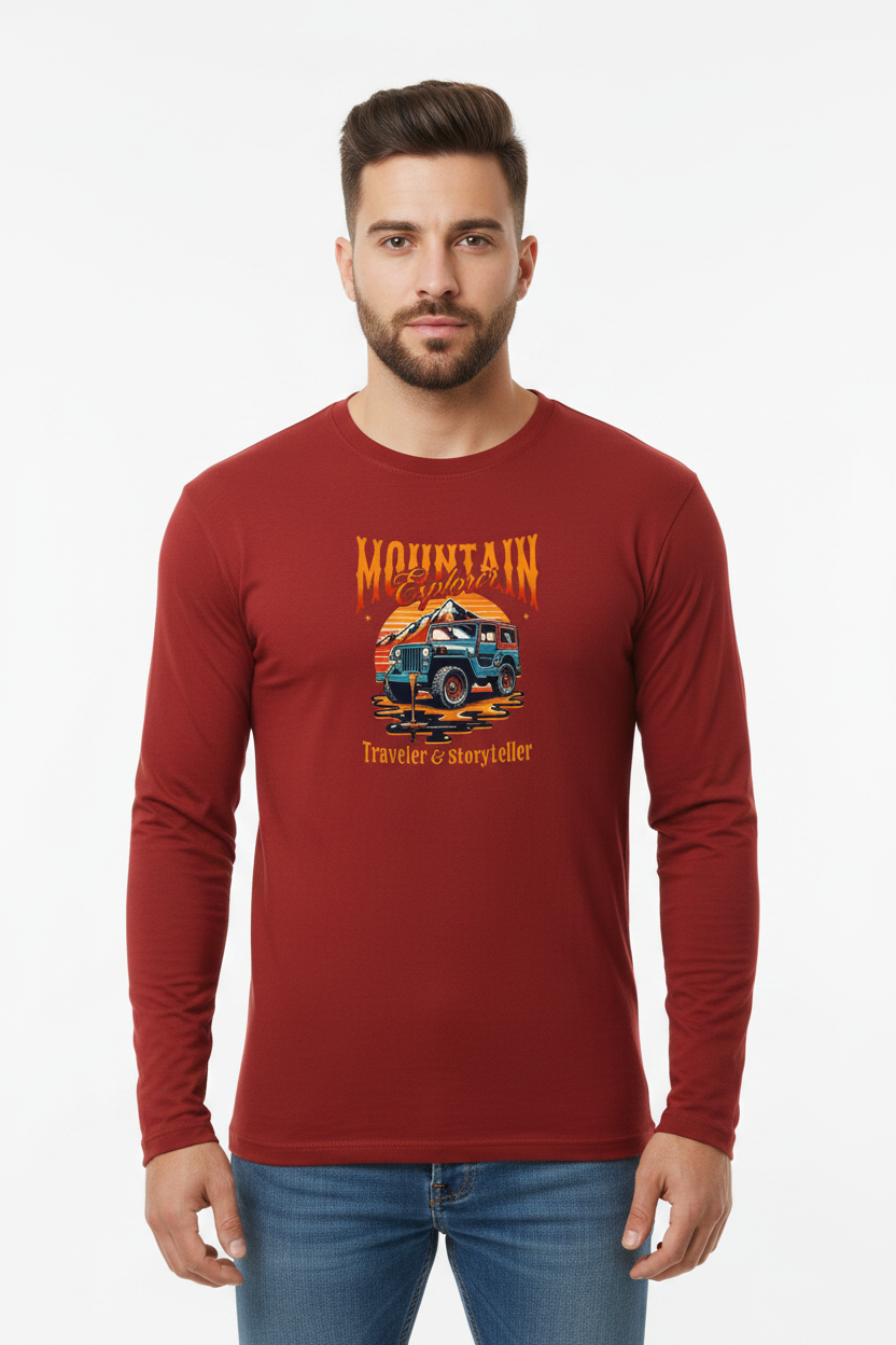Mountain Climber Full Sleeve T-Shirt