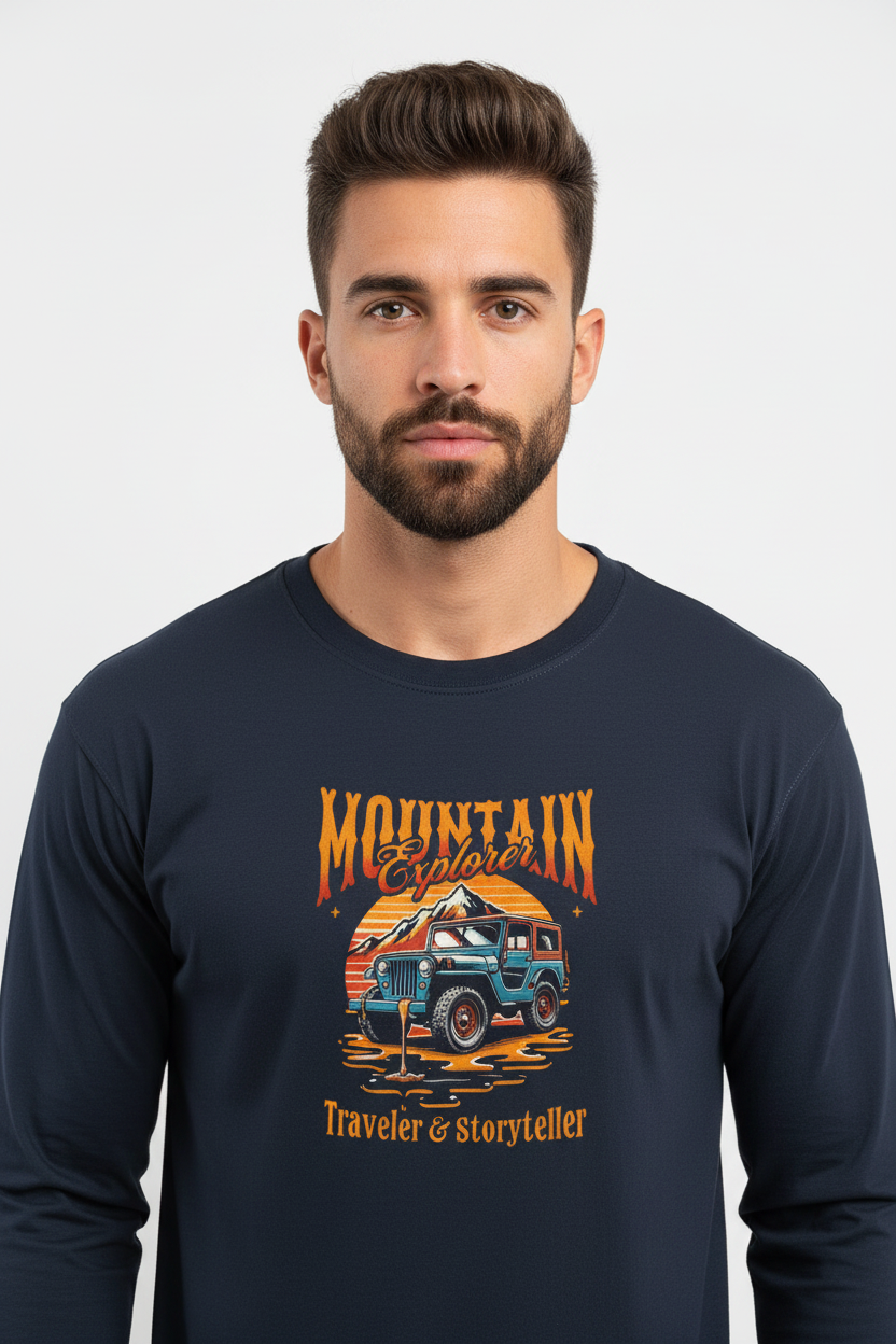 Mountain Climber Full Sleeve T-Shirt
