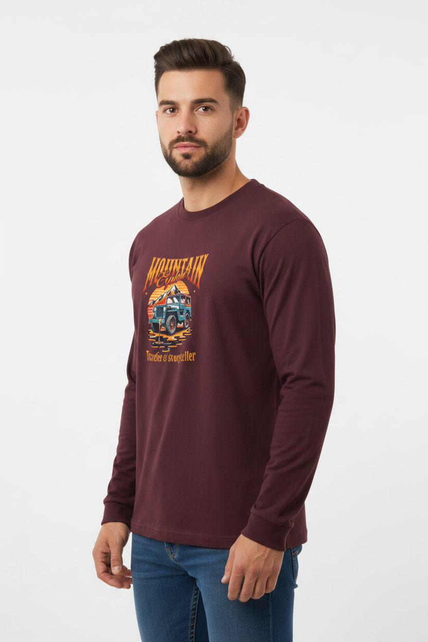 Mountain Climber Full Sleeve T-Shirt