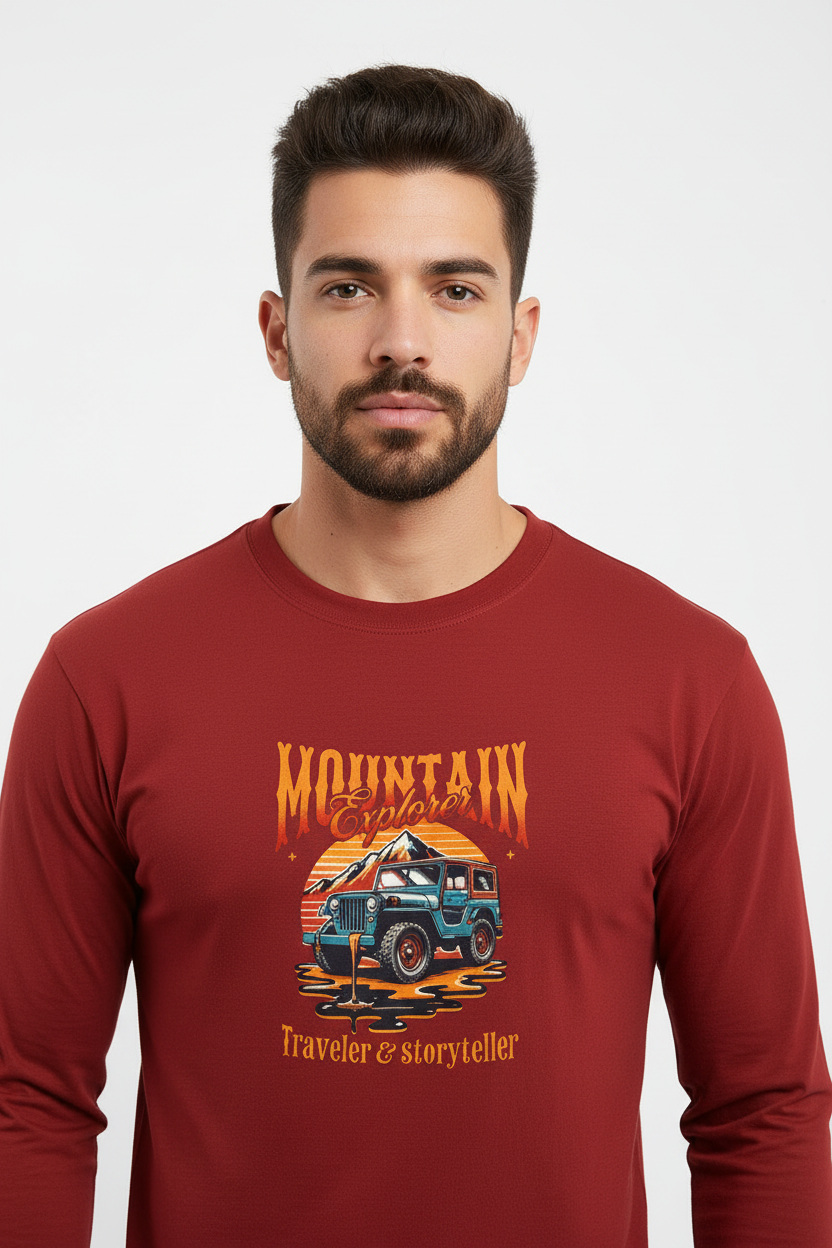 Mountain Climber Full Sleeve T-Shirt