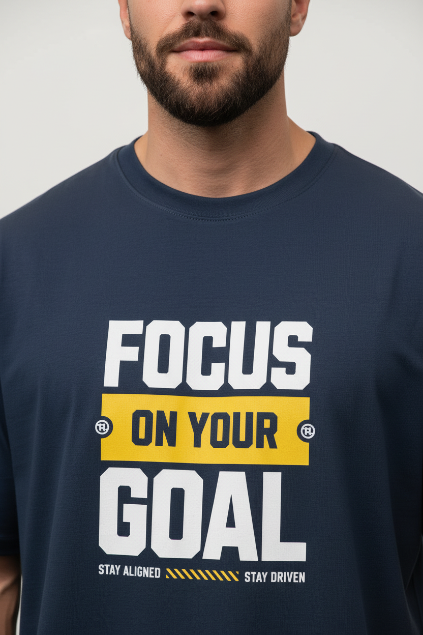 Focus On Your Goal Oversized T-Shirt