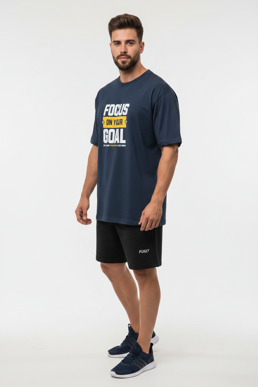 Focus On Your Goal Oversized T-Shirt